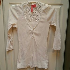 Charlotte💥 Top with Lace Back Size s